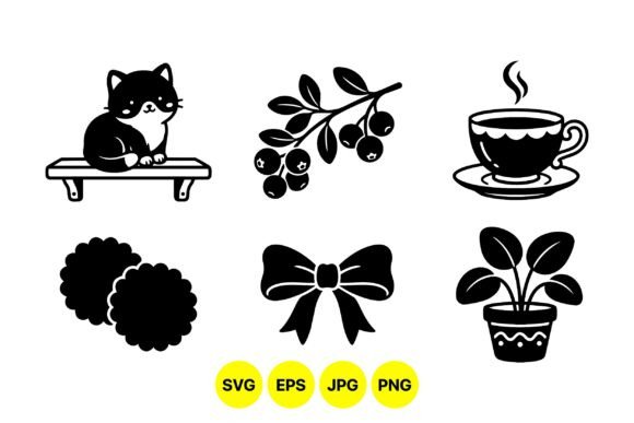 Cozy Home Icons Clipart Set Review