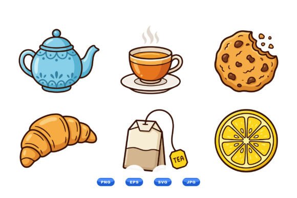 Cute Tea Time Clipart Pack: A Designer Review