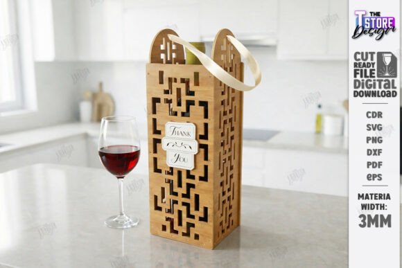 Laser Cutting Boxes for Wine Branding