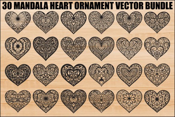 Review: Mandala Heart Ornament SVG Bundle