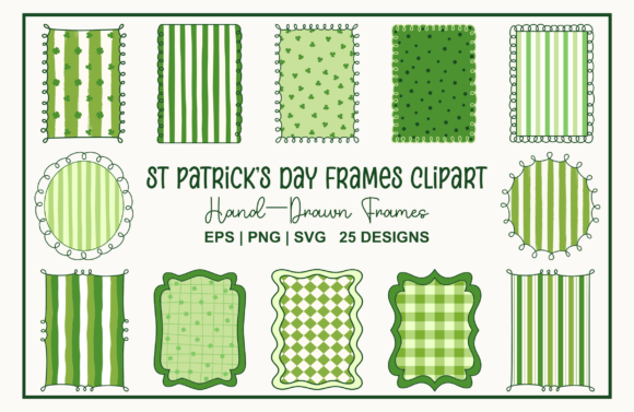 St Patrick’s Day Frames Clipart Set Review